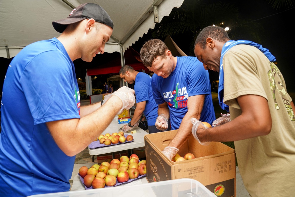 CSS-15 Sailors Serve Up Fresh Fruit to 5K Runners