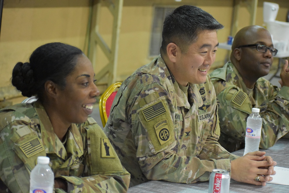 77th Sustainment Brigade conducts a Dining-In