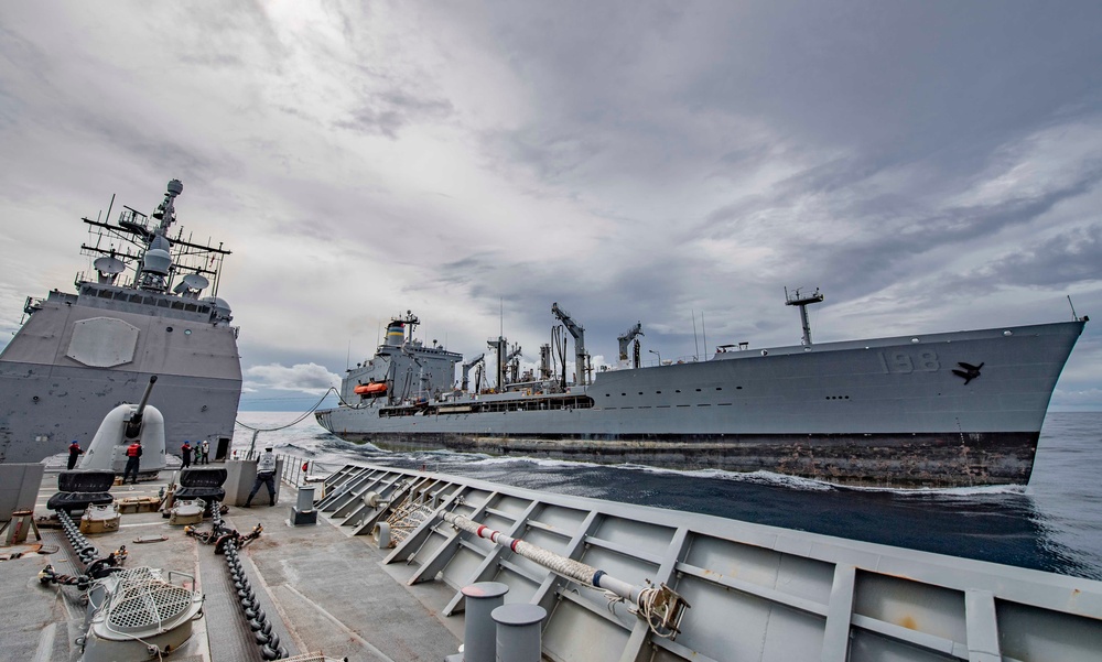 USS Chancellorsville Replenishment-at-Sea