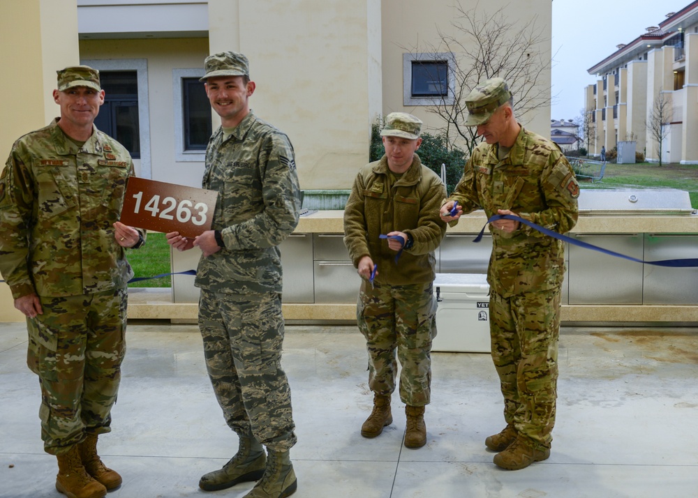 Pavilion Grand Opening for Dorm Airmen