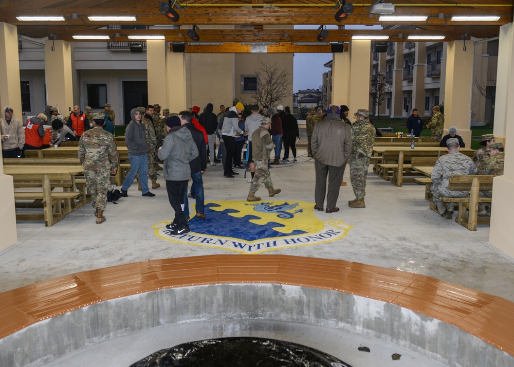 Pavilion Grand Opening for Dorm Airmen