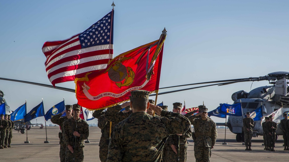 Marine Heavy Helicopter Squadron 462 Change of Command Ceremony