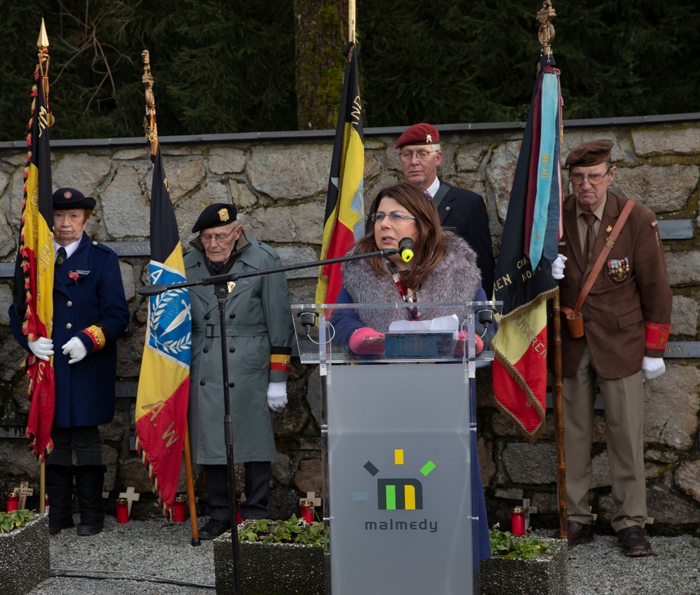 U.S. and Belgium honor the fallen on 75th Anniversary of Malmedy Massacre