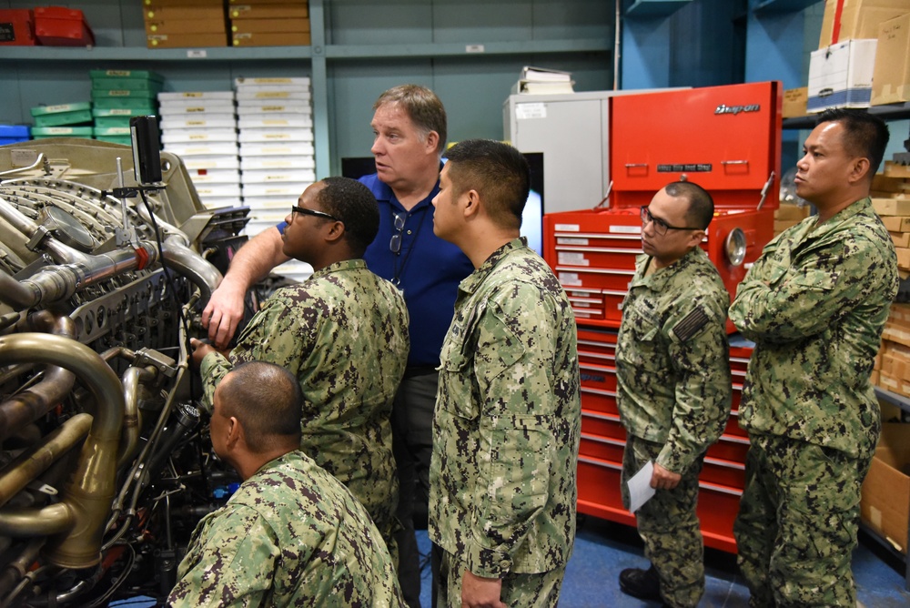 DVIDS - News - Sailors Look inside a Gas Turbine Engine in Philadelphia