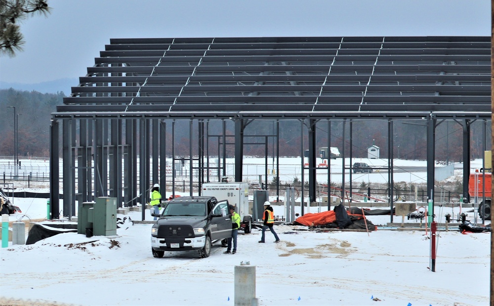 Construction on new shipping, receiving facility at Fort McCoy continues