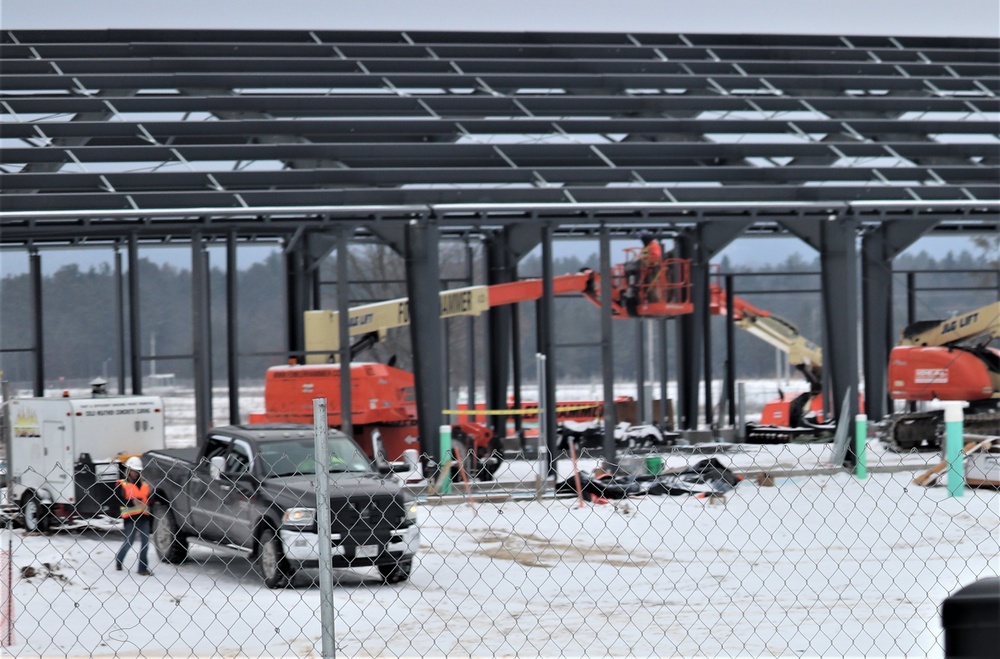 Construction on new shipping, receiving facility at Fort McCoy continues
