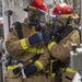 USS McCampbell Conducts Firefighting Drill