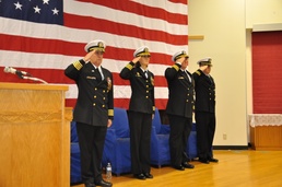 Naval Beach Unit 7 Changes Command in Sasebo, Japan