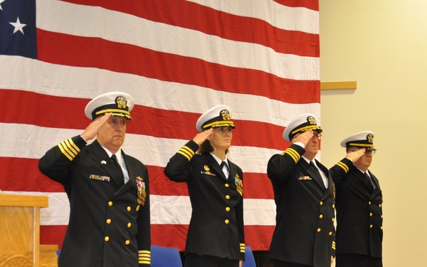 Naval Beach Unit 7 Changes Command in Sasebo, Japan