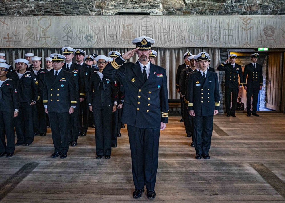 SNMG1 Conducts a Change of Command