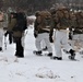 Fort McCoy Cold-Weather Operations Course students practice snowshoeing, conduct field ops