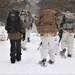 Fort McCoy Cold-Weather Operations Course students practice snowshoeing, conduct field ops