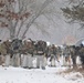 Fort McCoy Cold-Weather Operations Course students practice snowshoeing, conduct field ops
