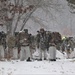 Fort McCoy Cold-Weather Operations Course students practice snowshoeing, conduct field ops