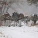 Fort McCoy Cold-Weather Operations Course students practice snowshoeing, conduct field ops