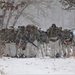 Fort McCoy Cold-Weather Operations Course students practice snowshoeing, conduct field ops