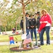 Wreaths for Warriors Walk; solemn honor on hallowed ground marks sacrifices of the Fallen, sacrifices of their Families