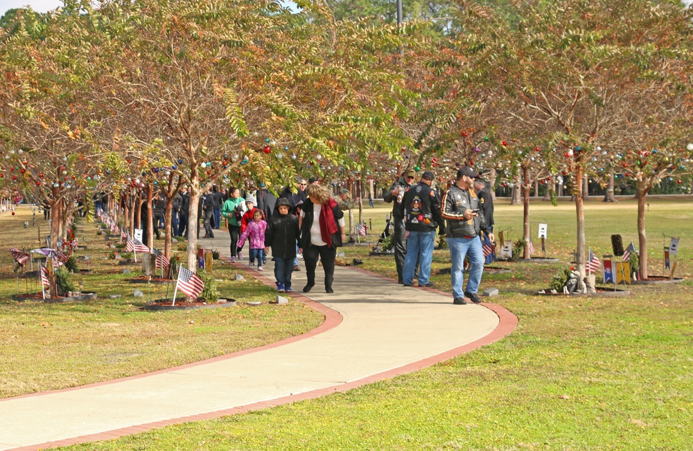 Wreaths for Warriors Walk; solemn honor on hallowed ground marks sacrifices of the Fallen, sacrifices of their Families