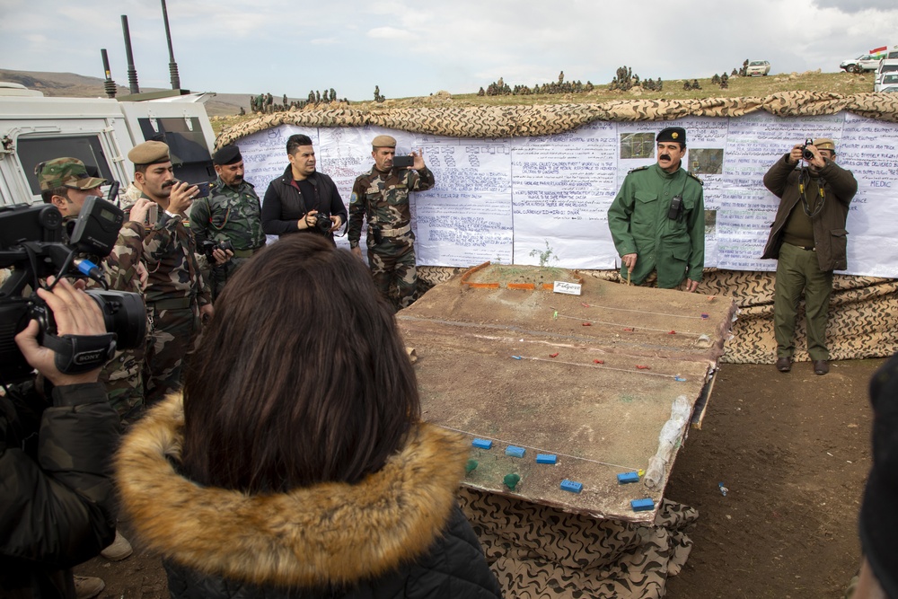 Peshmerga Forces Final Exercise at Sulaymaniyah Training Center