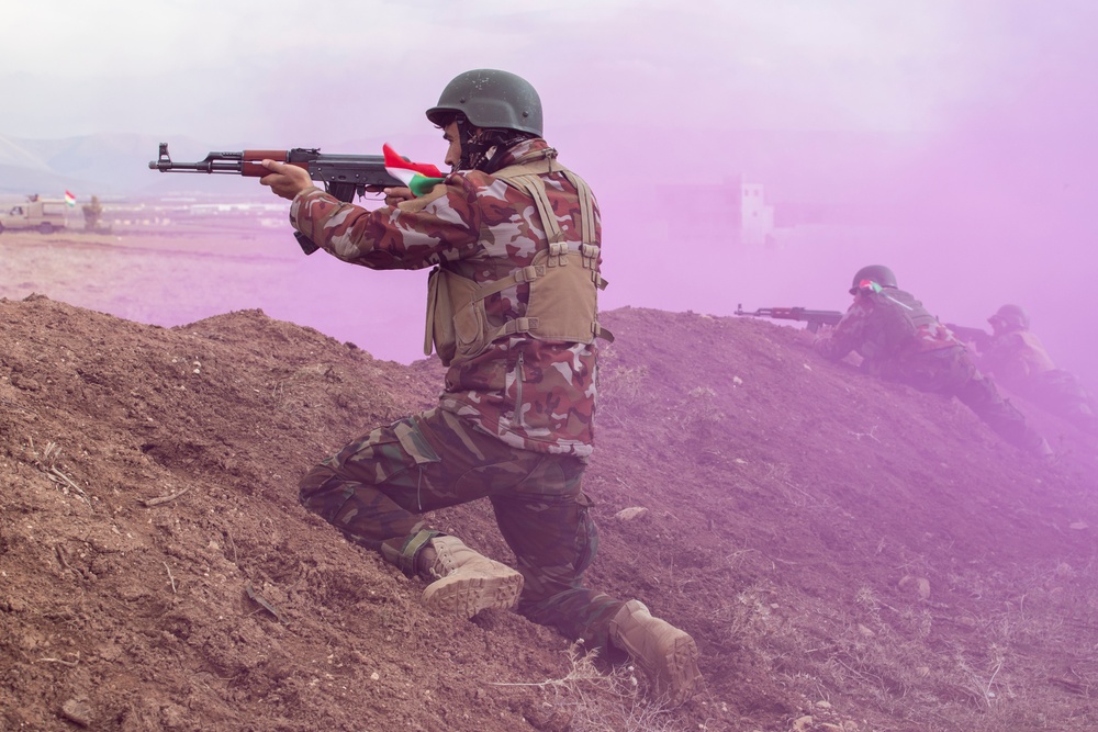 Peshmerga Forces Final Exercise at Sulaymaniyah Training Center