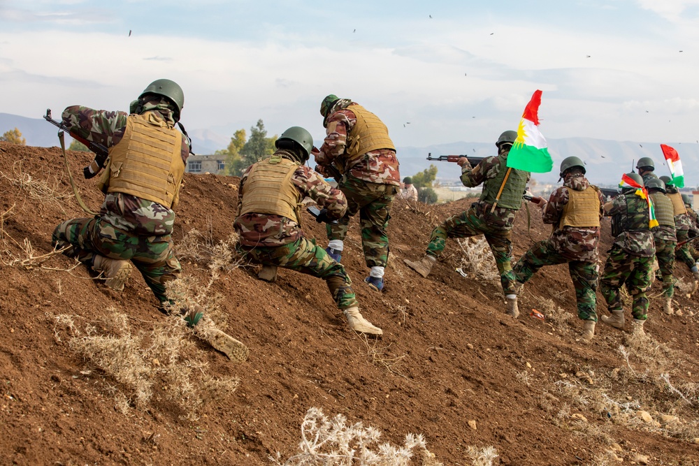 Peshmerga Forces Final Exercise at Sulaymaniyah Training Center