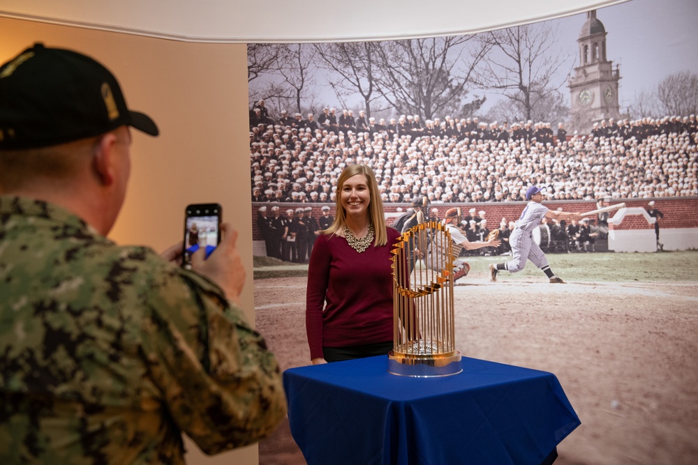 Commissioner's Trophy at the National Museum of the U.S. Navy