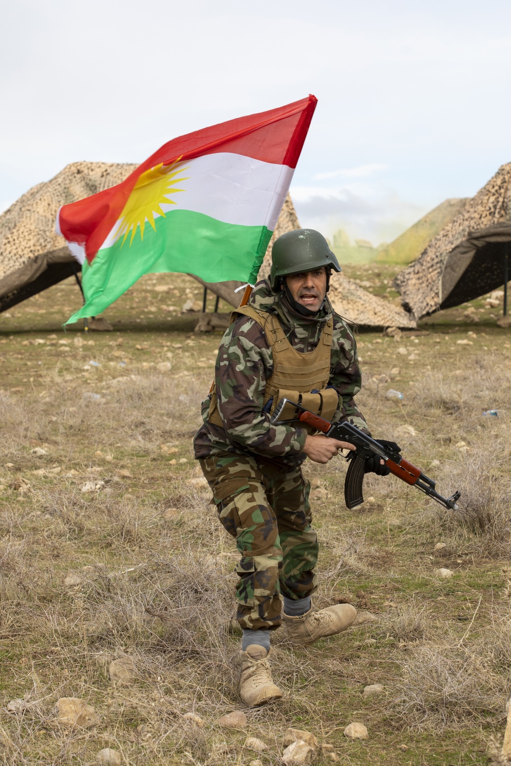Peshmerga Forces Final Exercise at Sulaymaniyah Training Center