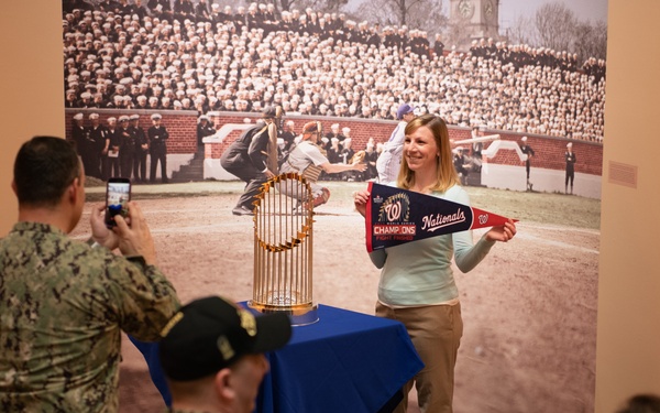 Commissioner's Trophy at the National Museum of the U.S. Navy
