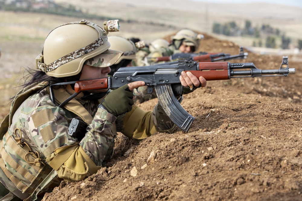 Peshmerga Forces Final Exercise at Sulaymaniyah Training Center