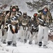 Snowshoeing among critical skills practiced, learned by students in CWOC at Fort McCoy