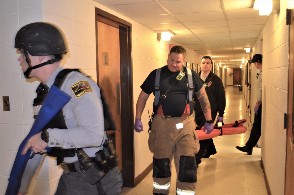 North Carolina National Guard conducts an “Active Shooter” exercise with local and state partners