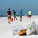 Trashing the beach