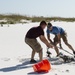 Trashing the beach