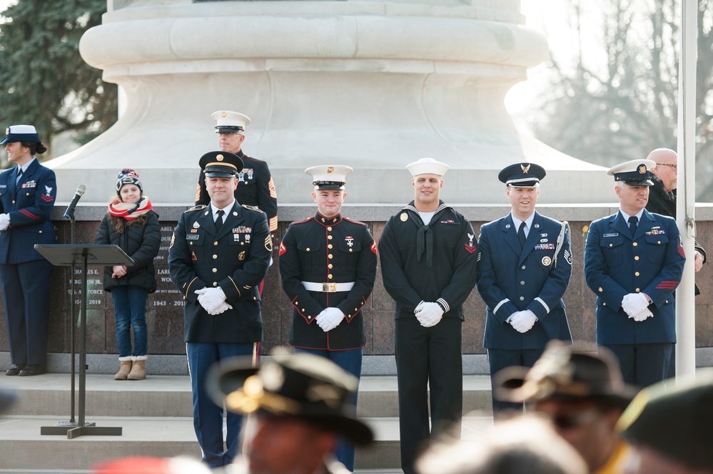 180FW Commander Participates in 2019 Wreaths Across America Ceremony