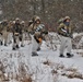 Fort McCoy Cold-Weather Operations Course students practice snowshoeing, conduct field ops