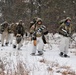 Fort McCoy Cold-Weather Operations Course students practice snowshoeing, conduct field ops