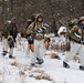 Fort McCoy Cold-Weather Operations Course students practice snowshoeing, conduct field ops