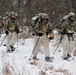 Fort McCoy Cold-Weather Operations Course students practice snowshoeing, conduct field ops