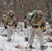 Fort McCoy Cold-Weather Operations Course students practice snowshoeing, conduct field ops