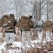Fort McCoy Cold-Weather Operations Course students practice snowshoeing, conduct field ops