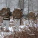 Fort McCoy Cold-Weather Operations Course students practice snowshoeing, conduct field ops