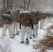 Fort McCoy Cold-Weather Operations Course students practice snowshoeing, conduct field ops