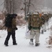 Fort McCoy Cold-Weather Operations Course students practice snowshoeing, conduct field ops