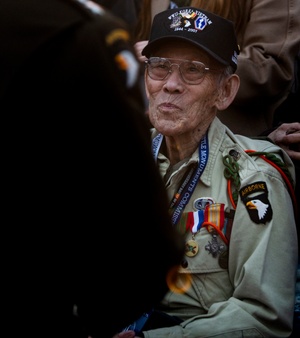 Ceremony at Luxembourg American Cemetery