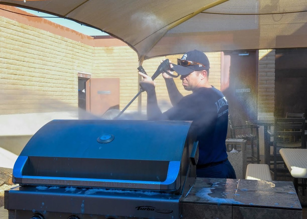 Behind-the-scenes of Luke firefighters