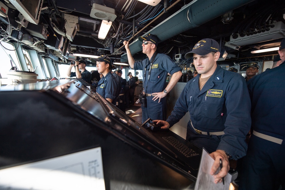 USS Halsey Underway