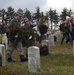 Volunteers honor military veterans with wreaths at Fort Knox Main Post Cemetery, Kentucky Veterans Cemetery – Central