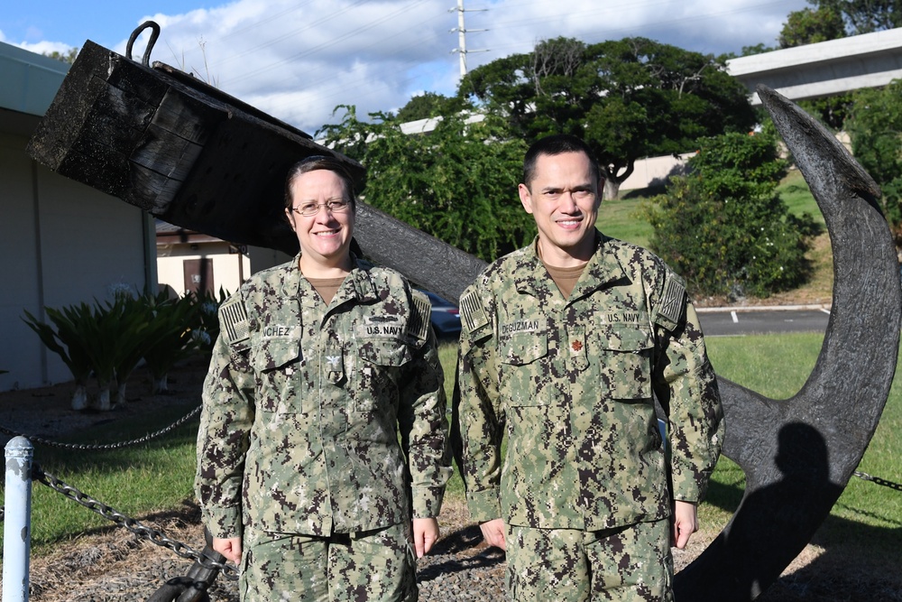 Capt. Marlene Sanchez and Lt. Cdr. Vince Deguzman win CAPT Ringer Memorial Award for Continuous Process Improvement