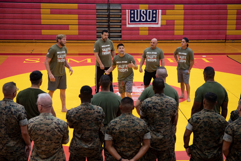 Salute the Troops: MMA Fighters aboard MCBH