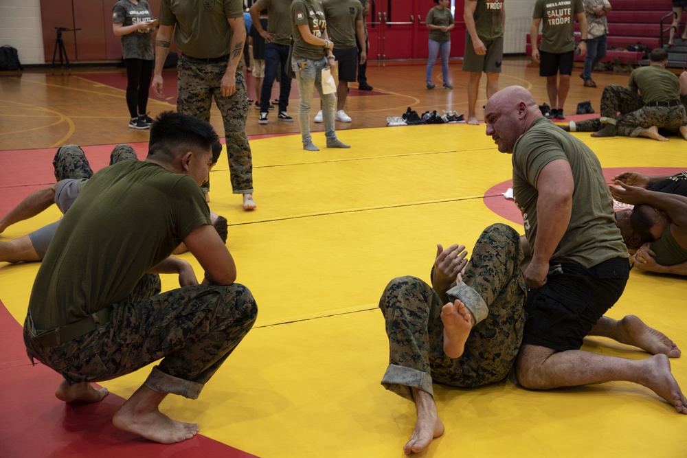 Salute the Troops: MMA Fighters aboard MCBH